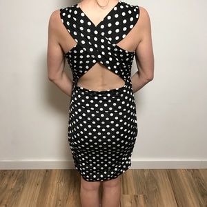 NWOT Guess polka dot dress